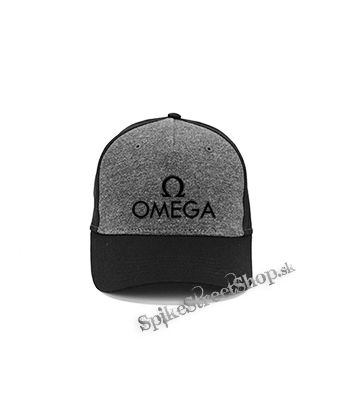 OMEGA - Hardrock Magyar Band Logo - šedočierna bavlnená šiltovka