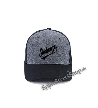 SHABOOZEY - Logo Singer - šedočierna bavlnená šiltovka