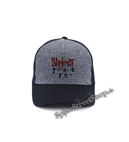 SLIPKNOT - Band - šedočierna bavlnená šiltovka