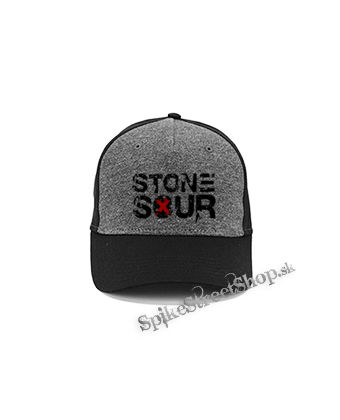STONE SOUR - Logo - šedočierna bavlnená šiltovka