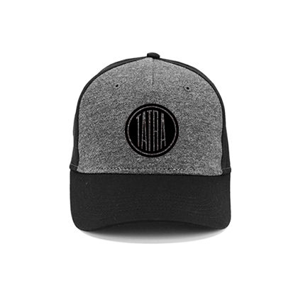 TATRA - Logo Black - šedočierna bavlnená šiltovka