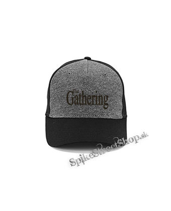 THE GATHERING - Logo Gold - šedočierna bavlnená šiltovka