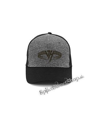 VAN HALEN - Logo Gold Circle - šedočierna bavlnená šiltovka
