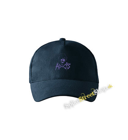 ADICTS - Purple Feline - tmavomodrá šiltovka