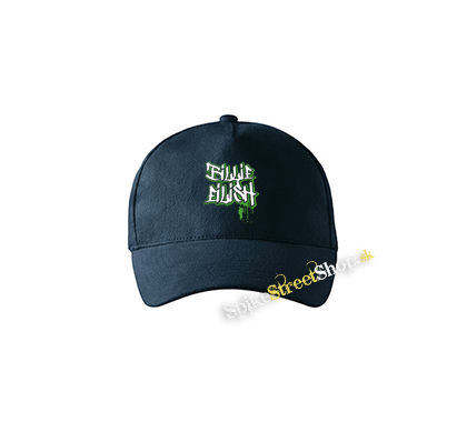 BILLIE EILISH - Painted Graffiti Logo - tmavomodrá šiltovka
