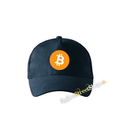 BITCOIN - Crest - tmavomodrá šiltovka