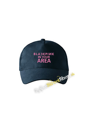 BLACKPINK - In Your Area Pink - tmavomodrá šiltovka