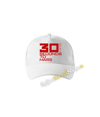 30 SECONDS TO MARS - Red Logo - biela šiltovka