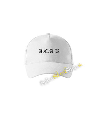 ACAB - biela šiltovka