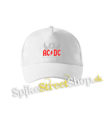 ACDC - Black Ice Angus Silhouette - biela šiltovka