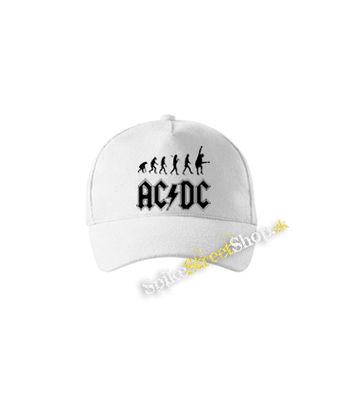 ACDC - Hardrock Evolution NA ČIERNE - biela šiltovka
