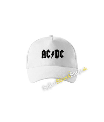 ACDC - Logo - biela šiltovka
