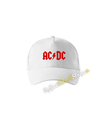 ACDC - Red Logo - biela šiltovka