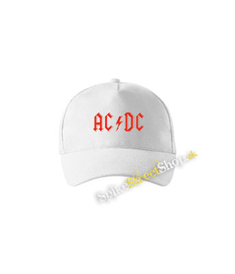 ACDC - Red Logo Vintage - biela šiltovka