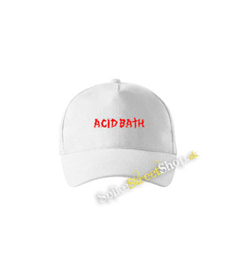 ACID BATH - Logo Red - biela šiltovka