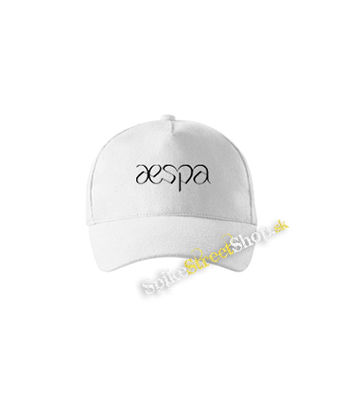 AESPA - Logo - biela šiltovka