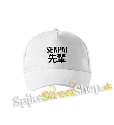 ANIME - SENPAI - Logo & Symbols - biela šiltovka