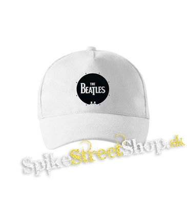 BEATLES - Drum Logo - biela šiltovka