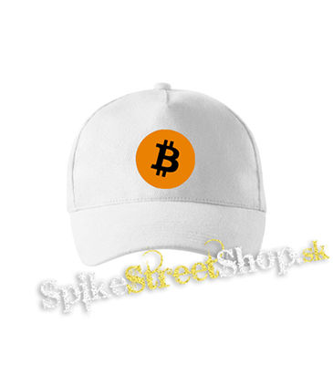 BITCOIN - Crest - biela šiltovka