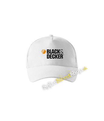 BLACK & DECKER - Logo - biela šiltovka