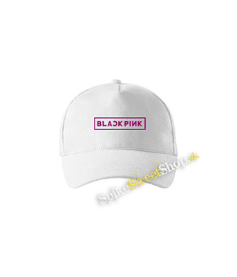 BLACKPINK - Logo Pink - biela šiltovka