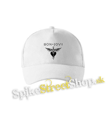 BON JOVI - White Heart - biela šiltovka