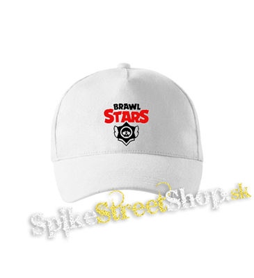 BRAWL STARS - Logo - biela šiltovka