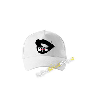 BTS - BANGTAN BOYS - Lips - biela šiltovka