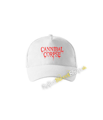 CANNIBAL CORPSE - Red Logo - biela šiltovka