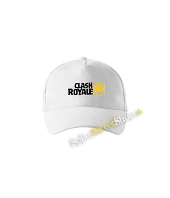 CLASH ROYALE - Logo - biela šiltovka