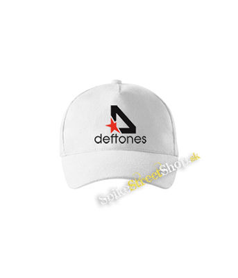 DEFTONES - Star Logo - biela šiltovka