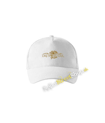DREAM THEATER - Gold Logo - biela šiltovka