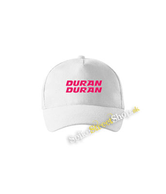 DURAN DURAN - Pink Logo - biela šiltovka