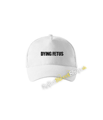 DYING FETUS - Logo - biela šiltovka