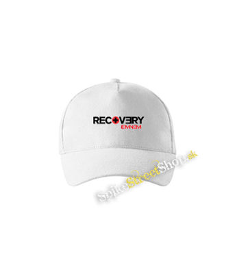 EMINEM - Recovery - biela šiltovka