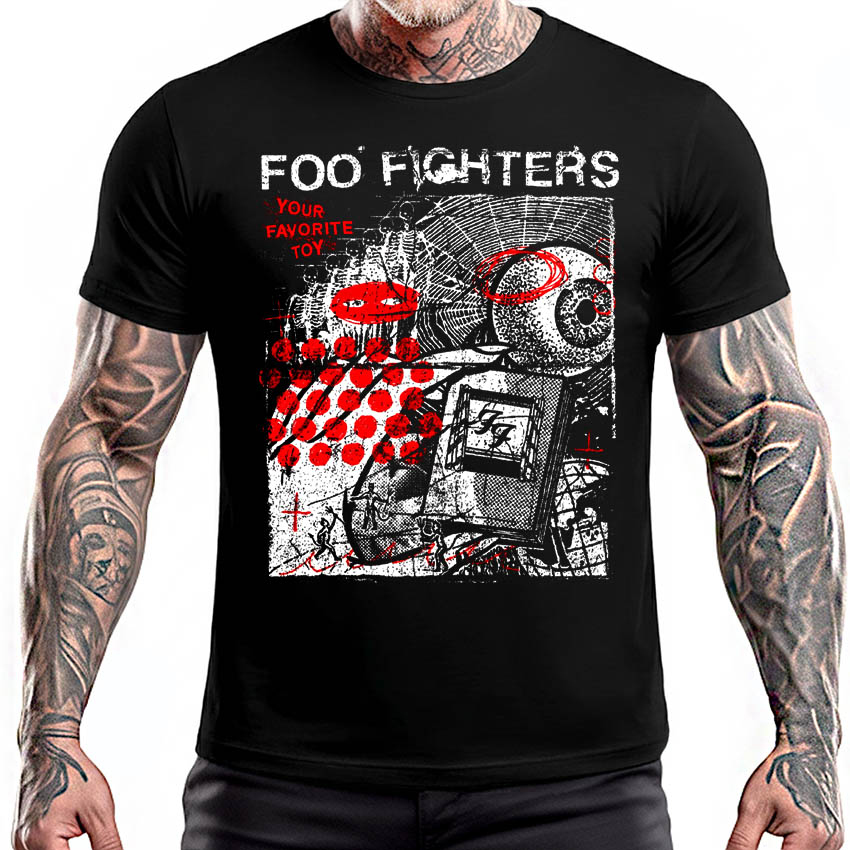 FOO FIGHTERS - Your Favorite Toy - čierne pánske tričko