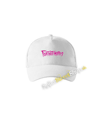 FORTNITEMARES - Logo - biela šiltovka