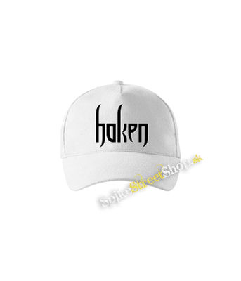 HAKEN - Logo - biela šiltovka