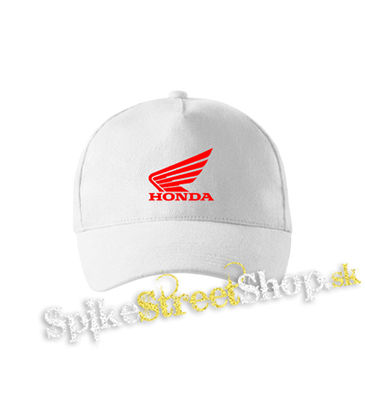 HONDA - Red Logo - biela šiltovka