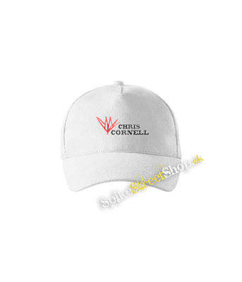 CHRIS CORNELL - Logo - biela šiltovka