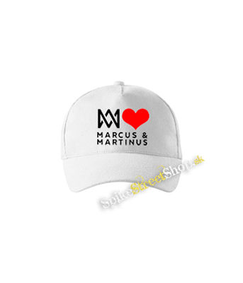 I LOVE MARCUS & MARTINUS - Motive 1 - biela šiltovka