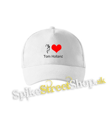 I LOVE TOM HOLLAND - biela šiltovka