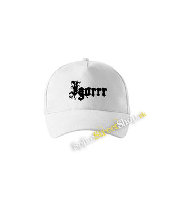 IGORRR - Logo - biela šiltovka