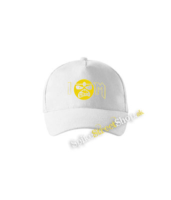 IRON MAIDEN - I Love Iron Maiden Yellow Eddie - biela šiltovka