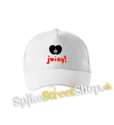 JUICY - biela šiltovka