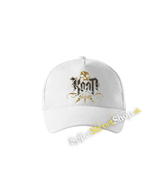 KORN - Logo Crest Bakersfield Gold - biela šiltovka