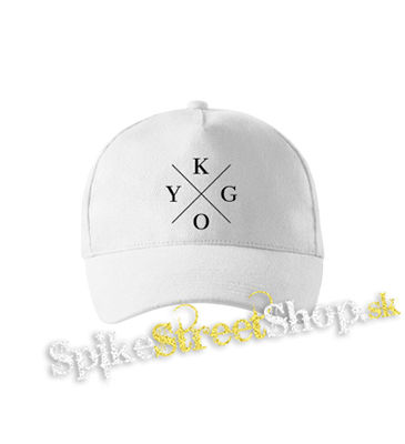 KYGO - Logo - biela šiltovka
