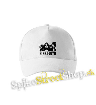 PINK FLOYD - Logo & Band - biela šiltovka