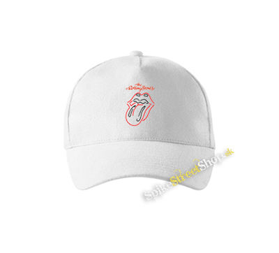 ROLLING STONES - Custom Tongue - biela šiltovka