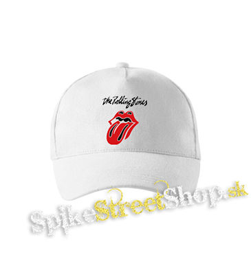 ROLLING STONES - Tongue - biela šiltovka